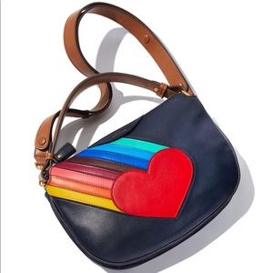 Authentic Soft Stack Rainbow Crossbody Bag